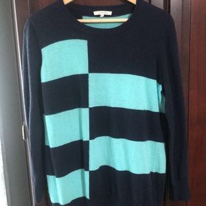 Color block sweater